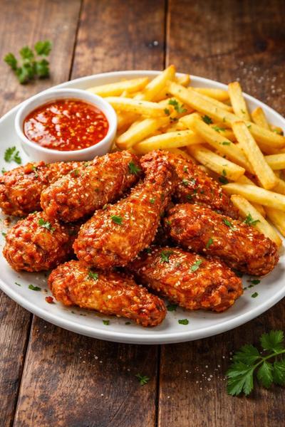 Meniu Aripioare Picante + Cola